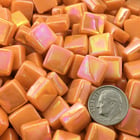 Sweetie Gloss SL18 Iridized Coral - Iridized Glass Tile