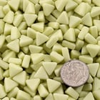 Sweetie Triangles STR30 Lemon Chiffon - Glass Tile