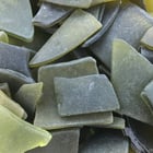Tumbled Glass ~ Olive