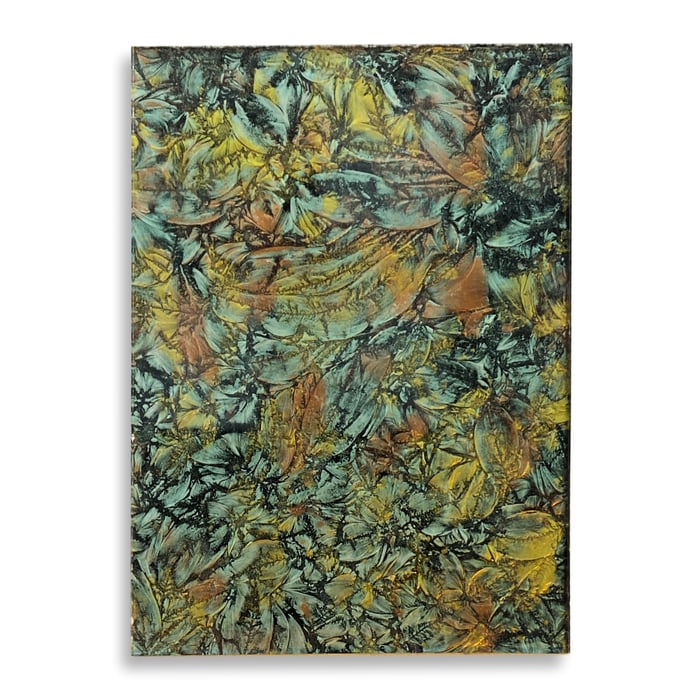 Green Copper Gold Van Gogh - Mini Sheet 3" x 4" 