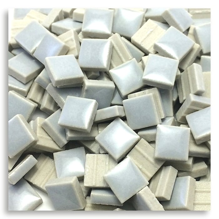 Tiny Tile, Micro mosaic, tiny ceramic tile, High fired Porcelain, Mini tile, Micro collection, 903 Pale Grey  tile
