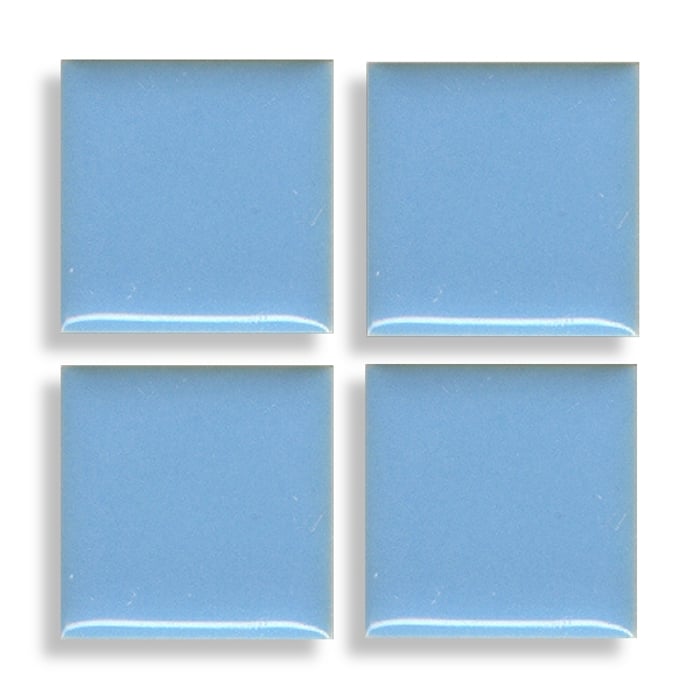 Basics  P-5 Light Blue Mosaic ceramic  tile  1 Inch