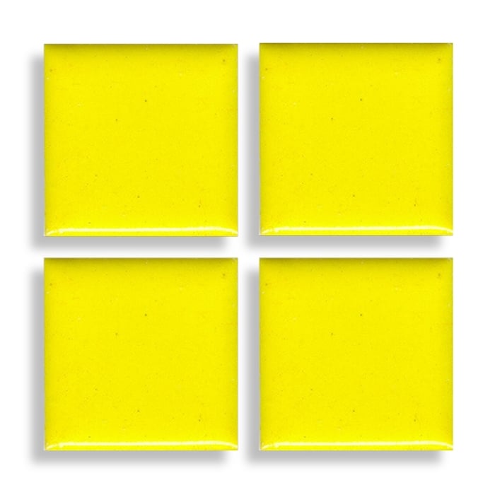 Yellow Mosaic ceramic  tile  1 Inch Porcelain
