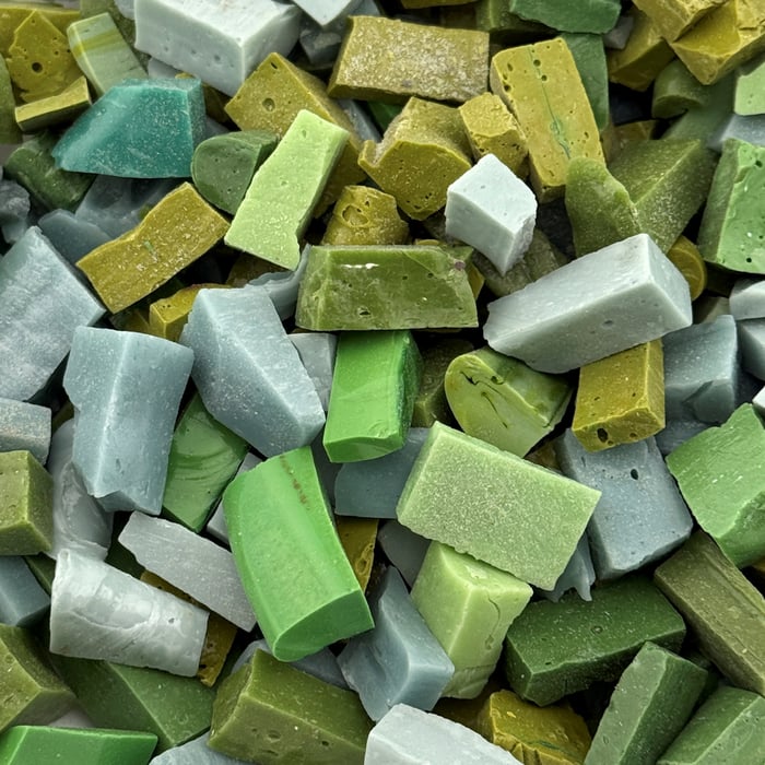 Orsoni Italian Smalti Rotti Smalti Mix ~ Green