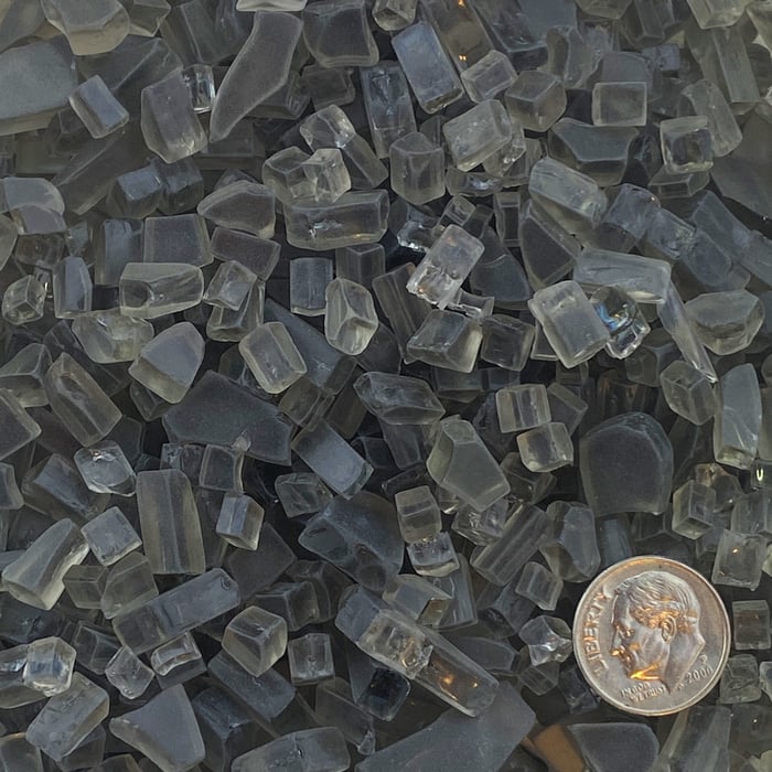 Tumbled Glass ~ Tinted Tempered