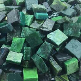 Mexican Smalti - Forest Green Mix