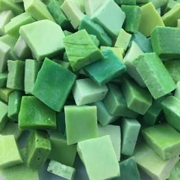 Mexican Smalti - Spring Green Mix