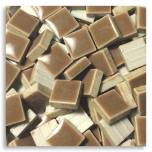 Tiny Tile, Micro mosaic, tiny ceramic tile, High fired Porcelain, Mini tile, Micro collection, 102C Light Brown tile