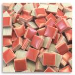 253 Cranberry., Tiny Tile, Micro mosaic, tiny ceramic tile, High fired Porcelain, Mini tile, Micro collection