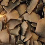 Brown Tumbled Glass