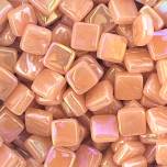 8mm Iridized Kismet ~ K8SL103 Flamingo